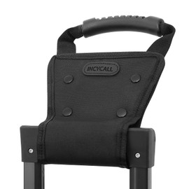 Incycall Suitcase handle extension, 18 cm, adjustable carry handle made of abrasion-resistant nylon, ergonomic design with storage compartment, practical travel accessory for easy luggage management