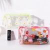 Pack of 2 Cosmetic Bags Transparent PVC Transparent Storage Case