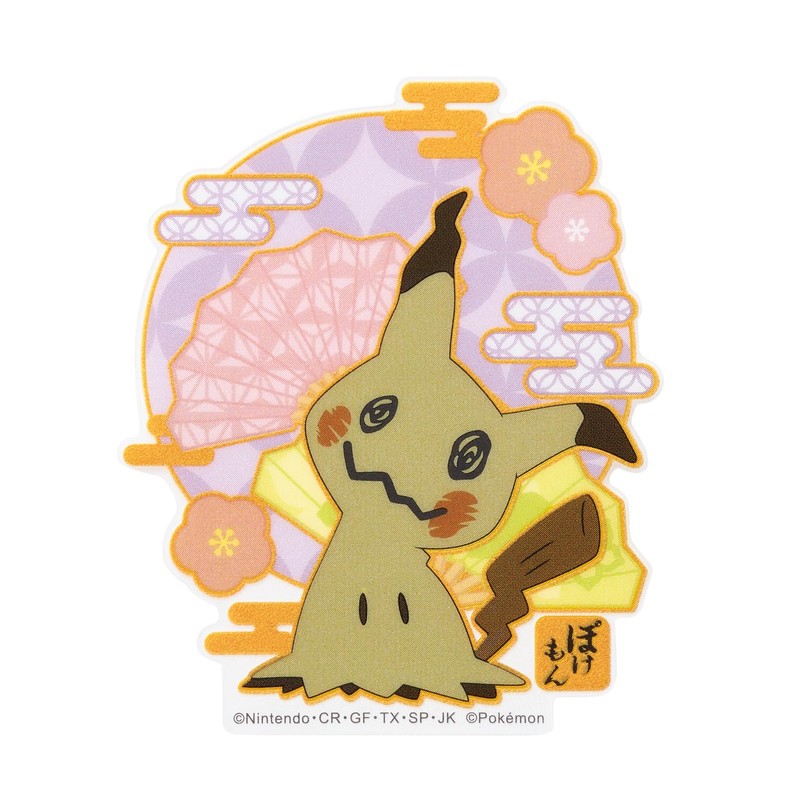 Suncrest MS-PM23 Mobile Sticker Japanese Pattern Mimikyu