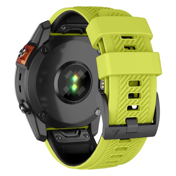 MYSNBKN Compatible with Garmin Fenix 7X Band,26mm Soft Silicone Watch