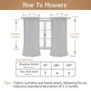LAMIT 100% Blackout Short Linen Curtains for Cafe, 40 Inch