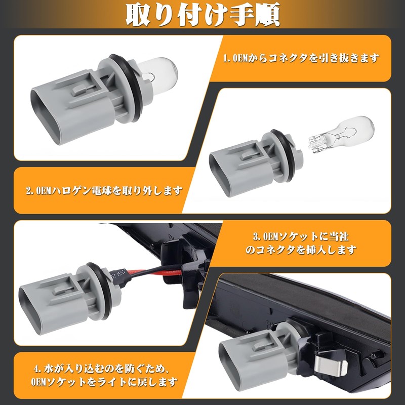 GemPro GT-R R35 LED Side Marker GTR Flowing Turn Signal
