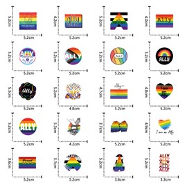 64Pcs Ally Stickers Pack, Aesthetic Vinyl Waterproof Sticker Decals for Water Bottle,Laptop,Phone,Skateboard,Scrapbooking,Bumper for Party Supply Decor Favor