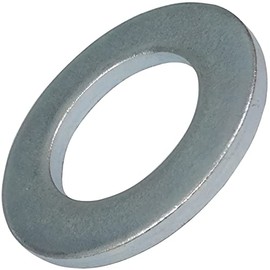 AERZETIX - C44513 - Set of 20 Flat Wider Washers - M20 H3mm - Galvanised Steel - DIN 125 - for Wooden Structures