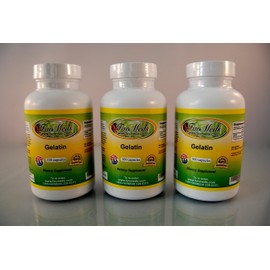 Favmedsusa Gelatin, Hair, Nails, Skin. Made in USA - 300 (3x100) Capsules