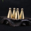 Brass Incense Cone Mold Kit - 5Pcs Golden Cone Incense