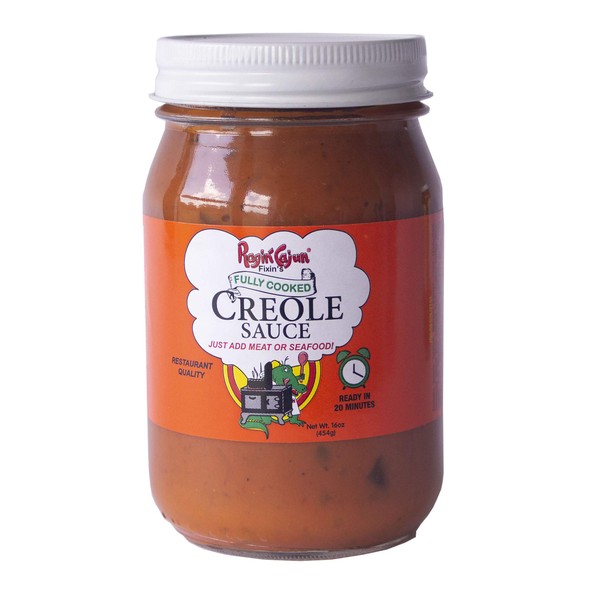 Fully Cooked Creole Sauce 16 oz Ragin' Cajun Foods