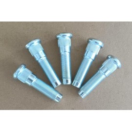 5PCS Bolts 610-389 9/16-18 Thread Wheel Stud Bolt -0.666 in. Knurl, 2.34 in. Length Compatible with 1999-2010 Dodge Ram 1500, 94-99 RAM 2500 Pickup, 99-03 RAM 2500 3500 Van