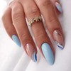Fast Nails Press On Nails- 24 Pieces Ocean Dream Blue