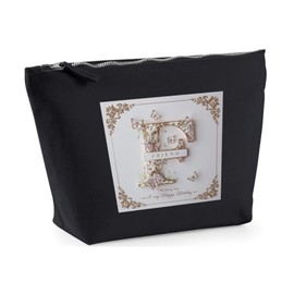 Hippowarehouse Friend Wish You a Very Happy Birthday Butterflies & Flowers Printed Make up Cosmetic wash Bag 18x19x9cm