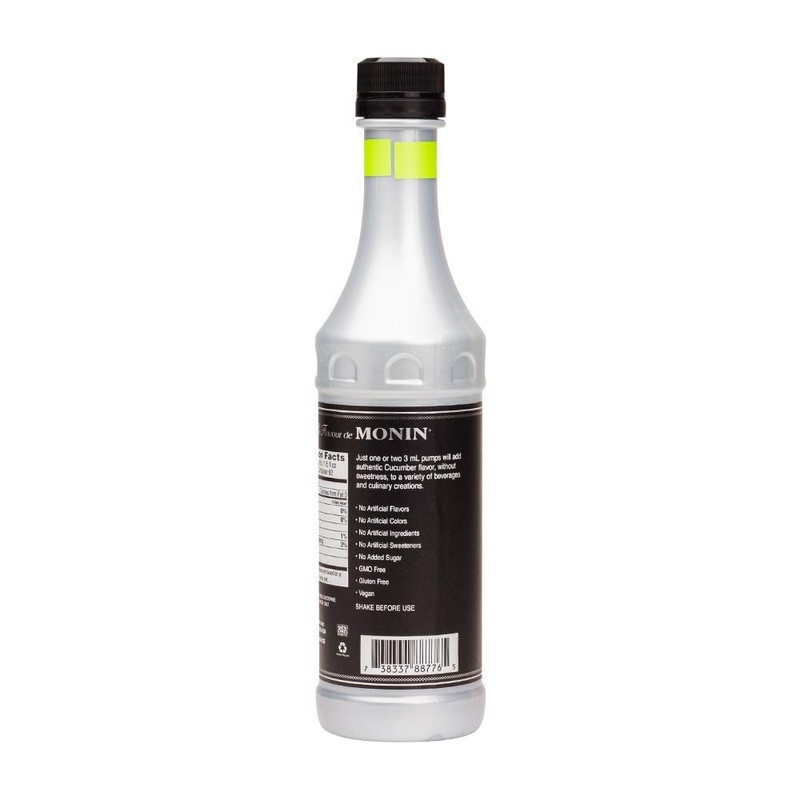 Monin Cucumber Flavor Concentrate 375ml Bottle