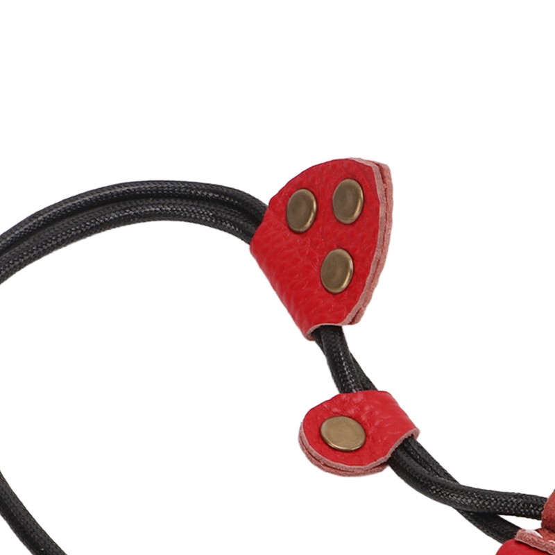Archery Thumb Protector Regulable Design Safety Rope Brass Cowhide Material