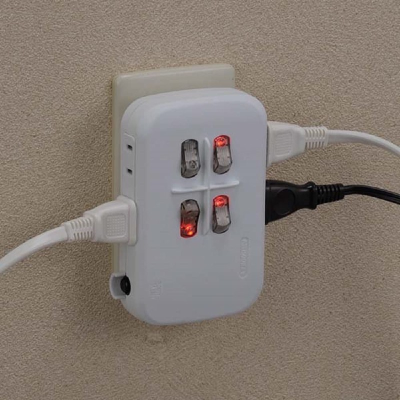 LED Individual Switch with Energy Saving Tap 4 1pc [HS – a1759 W]