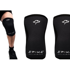 Rodilleras de Neopreno 7mm para Gym Crossfit Pesas con Compresión, Soporte para Estabilidad y Protección (large)