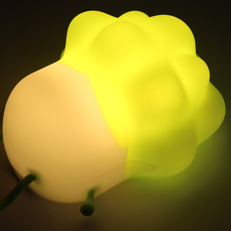 Cabbage Silicone Night Light Cartoon Vegetable Cell Phone Holder Decompression