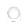 sourcing map 2pcs Clear Acrylic Contact Juggling Ball 1.8"- 45mm