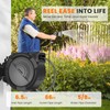 AYURA Retractable Garden Hose Reel, 5/8 inch x 66 ft