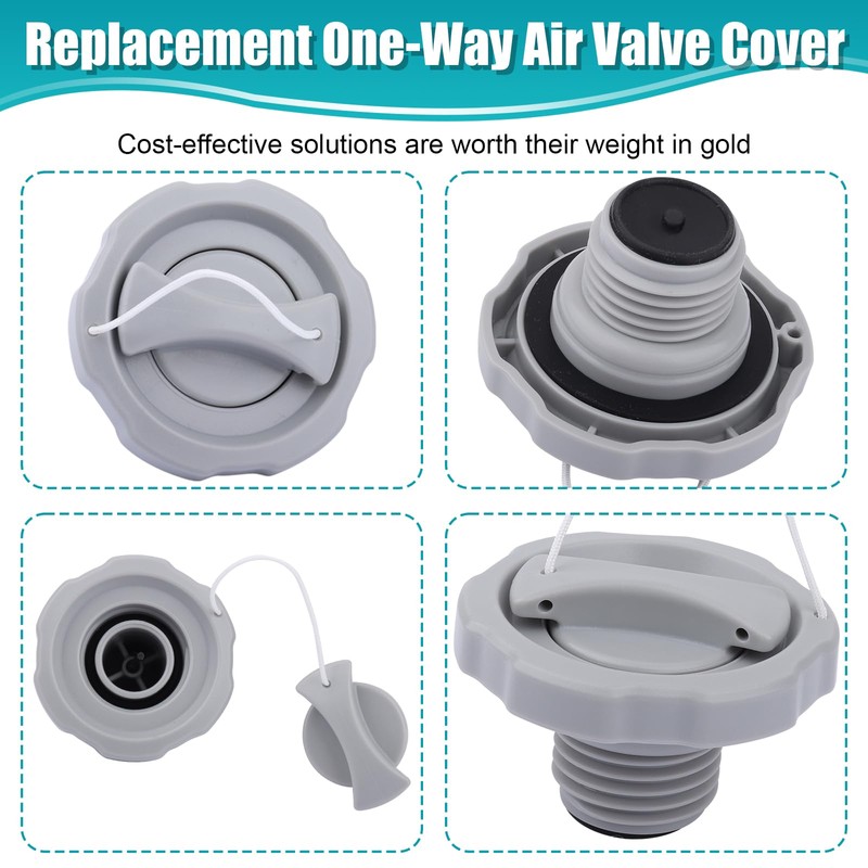 P05767 Air Valve Cap, One Way Air Valve Screw Cap