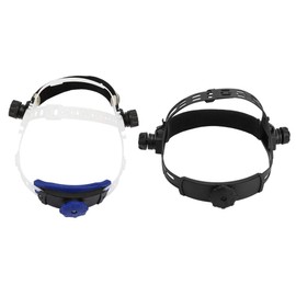 Solar Black Automatic Welding Helmet Headband with Welding Helmet Accessories Adjustable Welding Headband (White)