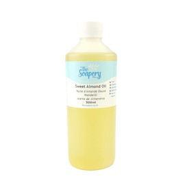 The Soapery Sweet Almond Oil - 500ml Cosmetic Grade for Massage, Aromatherapy, Soaps, Lotions.