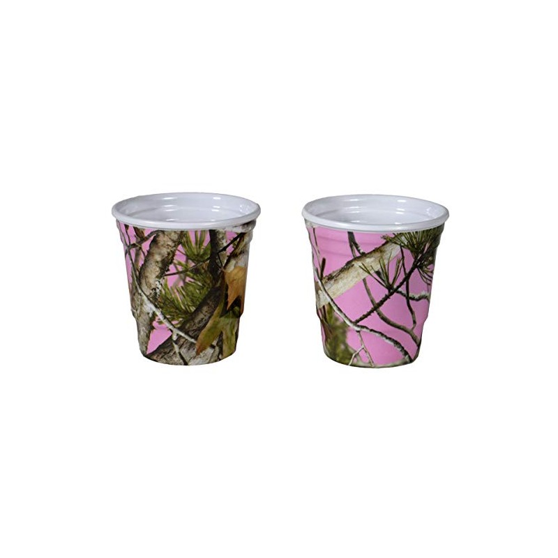 Havercamp 2 Count 2 oz Shot Cups in Pink Camo,