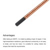 PATIKIL 10pcs 5mmx305mm(3/16"x12") Carbon Arc Air Gouging Rods Copper Graphite