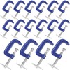FUNSUEI 16 PCS 2 Inches C Clamp, Heavy Duty Iron