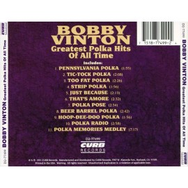 Bobby Vinton Greatest Polka Hits of All Time BRAND NEW SEALED CD Polkas Galore !