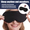 2 Pieces Silk Sleep Mask with Adjustable Strap, Eye Sleep