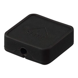 Lihit Lab A7758-24 Cable Holder with Magnet, Black