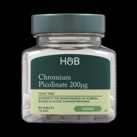 Holland & Barrett Chromium Picolinate 250 Tablets 200ug