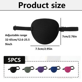 YcsRnn YcsRnn Eye Patches For Adults, Eye Patches, Medical Eye Patch, Medical Eye Patches For Adults, Eye Patch Medical, For Lazy Eye Amblyopia Strabismus Or After Surgery, Suitable For Left Or Right Eye