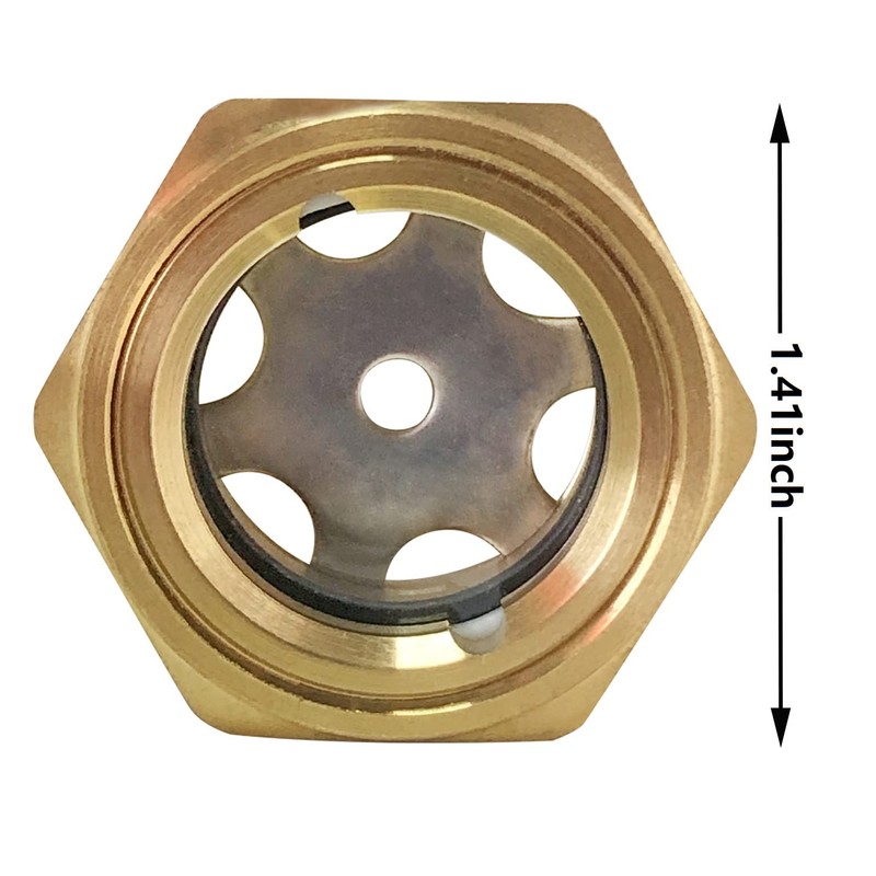 Air compressor Oil Sight Glass, 1 NPT Male Hex Head