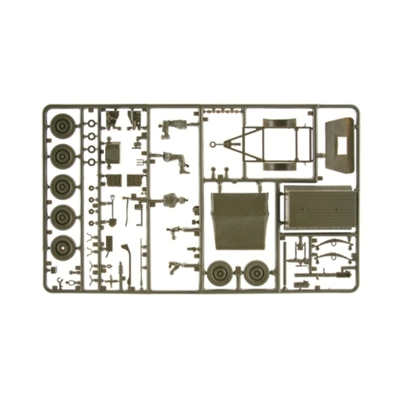 Italeri Willys MB Jeep with Trailer