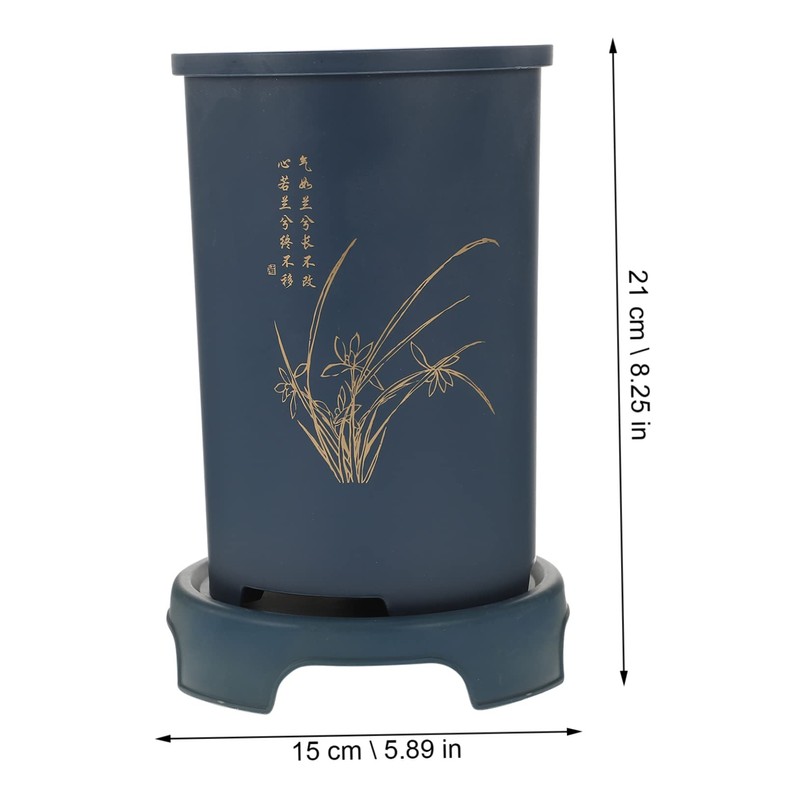 SUPVOX Resin Pottery Style Orchid Planting Pot Multi-Function Home Decor