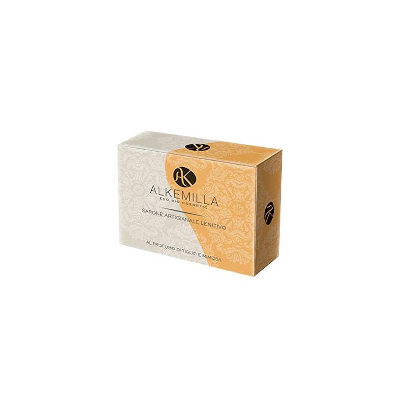 Soothing Soap with Lime and Mimosa Fragrance 100g - Alkemilla