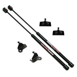 Redline Tuning 21-20002-02 Hood QuickLIFT PLUS Bolt-in System V2 Compatible with Jeep Wrangler JK 2007-2017 (All Black Components)