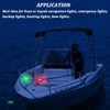 Botepon Kayak Navigation Lights - Battery Operated, Waterproof for Night