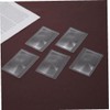 5 Pcs Portable 3X Pocket Magnifier, Fresnel Lens Credit Card