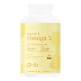 Cápsulas De Omega 3 Aceite de salmón concentrado 130 Cápsulas B-fit Sabor Sin sabor