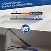 Josmimic Baseball Bat Holder Wall Mount: Black Bat Display Rack,