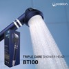 POSEION BT100 DB Filtered Shower Head – Handheld, High Pressure,
