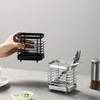 ANHORTS Utensil Holder, Stainless Steel Sink Utensil Holder Countertop, Kitchen