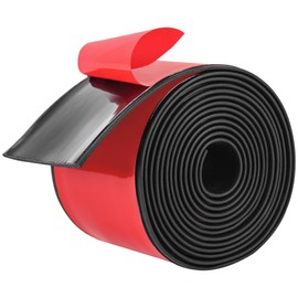 Miuwauer Adhesive Rubber Strips 3" Wide x 1/16 Thick x 10' Long Neoprene Sheets, Rolls & Strips with Adhesive Backing Rubber Pads Self Stick Seal Gasket for Matting Padding