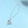 UEUC I LOVE YOU Mom Love Heart Necklace,925 Sterling Silver