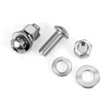 Dayalo Pack of 10 M8 x 25 Screws, Button Head
