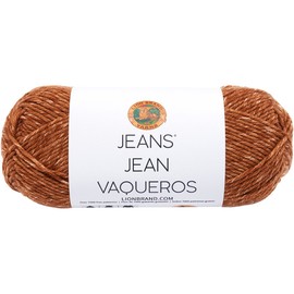 Lion Brand Yarn 505-121 Jeans Yarn, Top Stitch