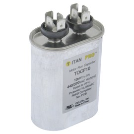 Packard TOCF10 10 MFD 440/370V Oval Capacitor