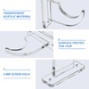 sourcing map Sword Wall Mounting Holder 1 Set Acrylic Lightsaber