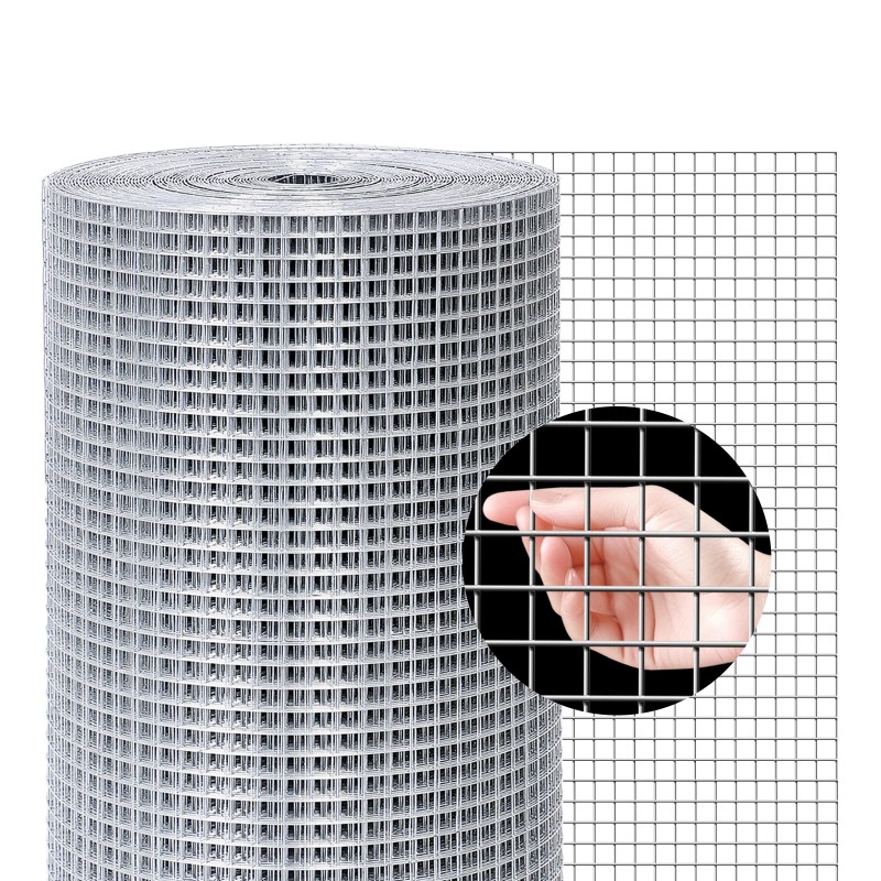 1/2x24inx50ft Hardware Cloth 19Gauge Galvanized Welded Wire Mesh Roll Fences